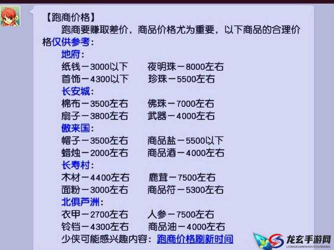 部落与弯刀2022跑商价格表全面揭秘，最新行情究竟如何？